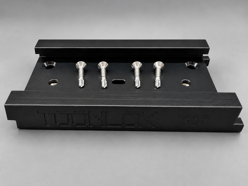 TOONLOK Surface Mount Boat Accessory Track – 3-Inch Marine Track