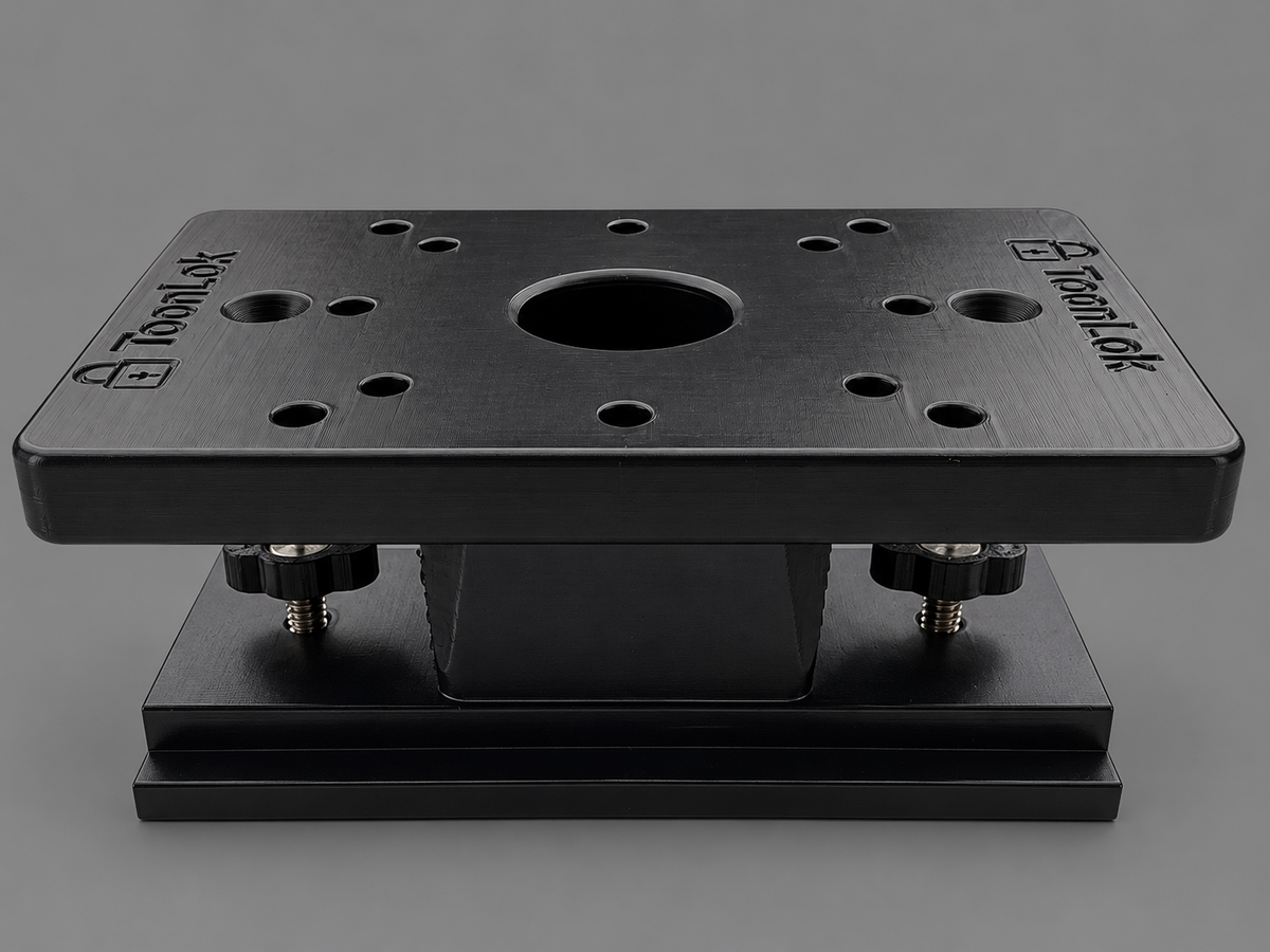 TOONLOK Cannon & Big Jon Downrigger Track Mount / Riser