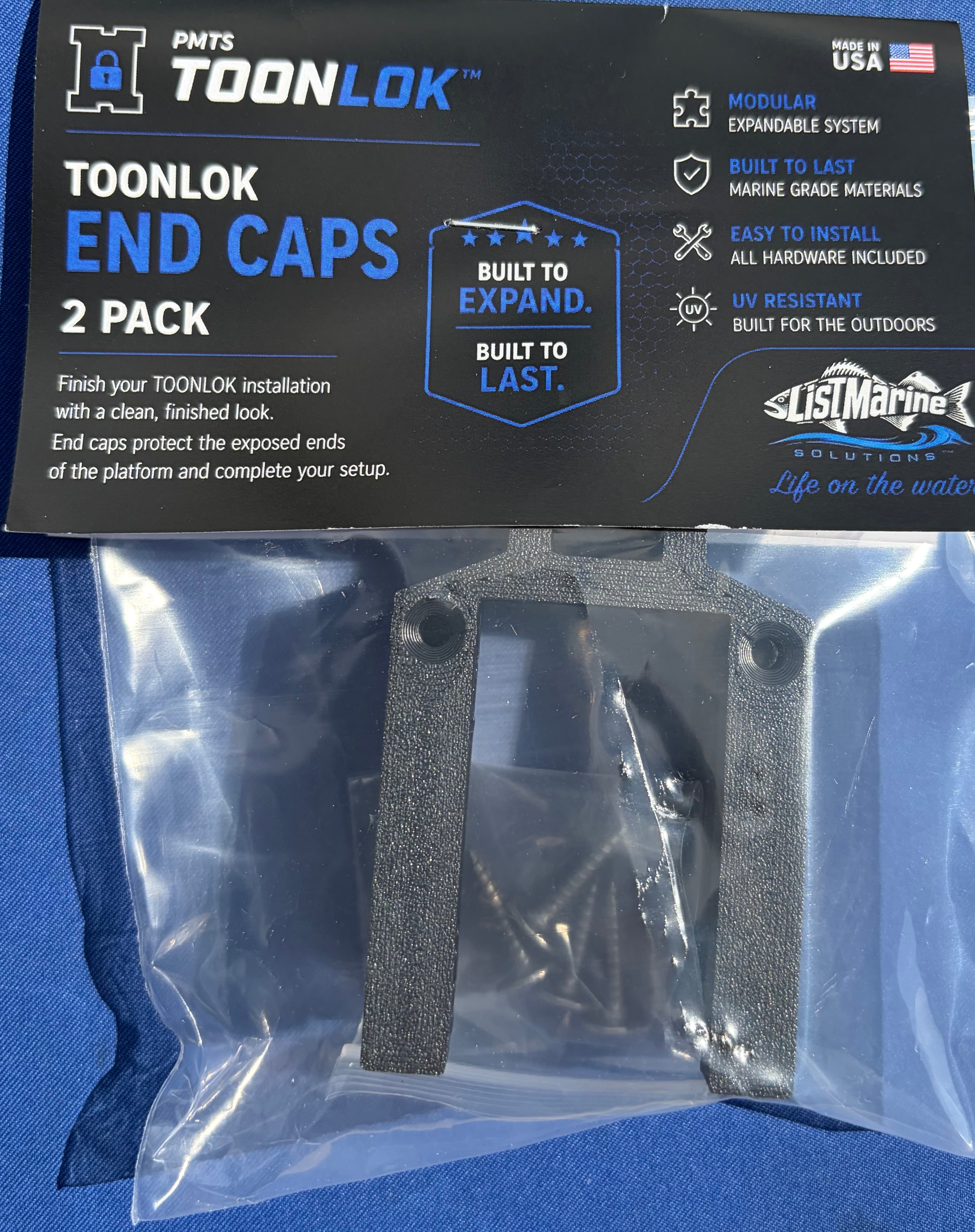 TOONLOK Kayak Track AT Pass-Through End Caps