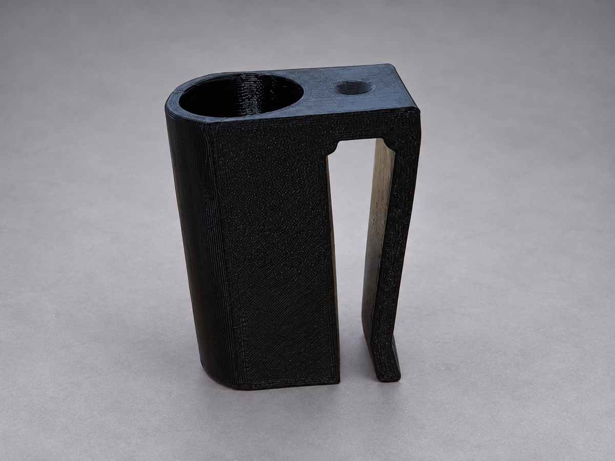 LMS Ice Fishing Rod Holder – Clip-On Bucket & Milk Crate Rod Holder